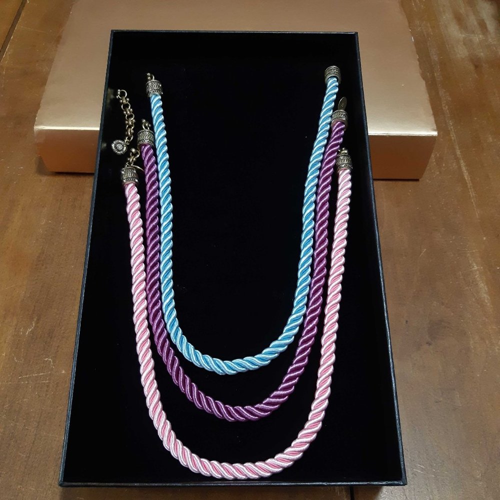Heidi Daus Elegant Essentials Set of 3 Cord Necklaces
